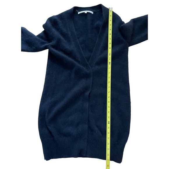 Rachel Roy Rabbit Hair Blend‎ Cardigan Sweater Women's Large Gold Buttons - Picture 5 of 7